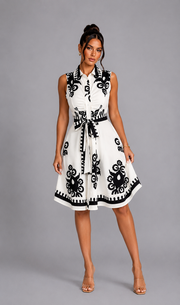 Emina Midi Kleid