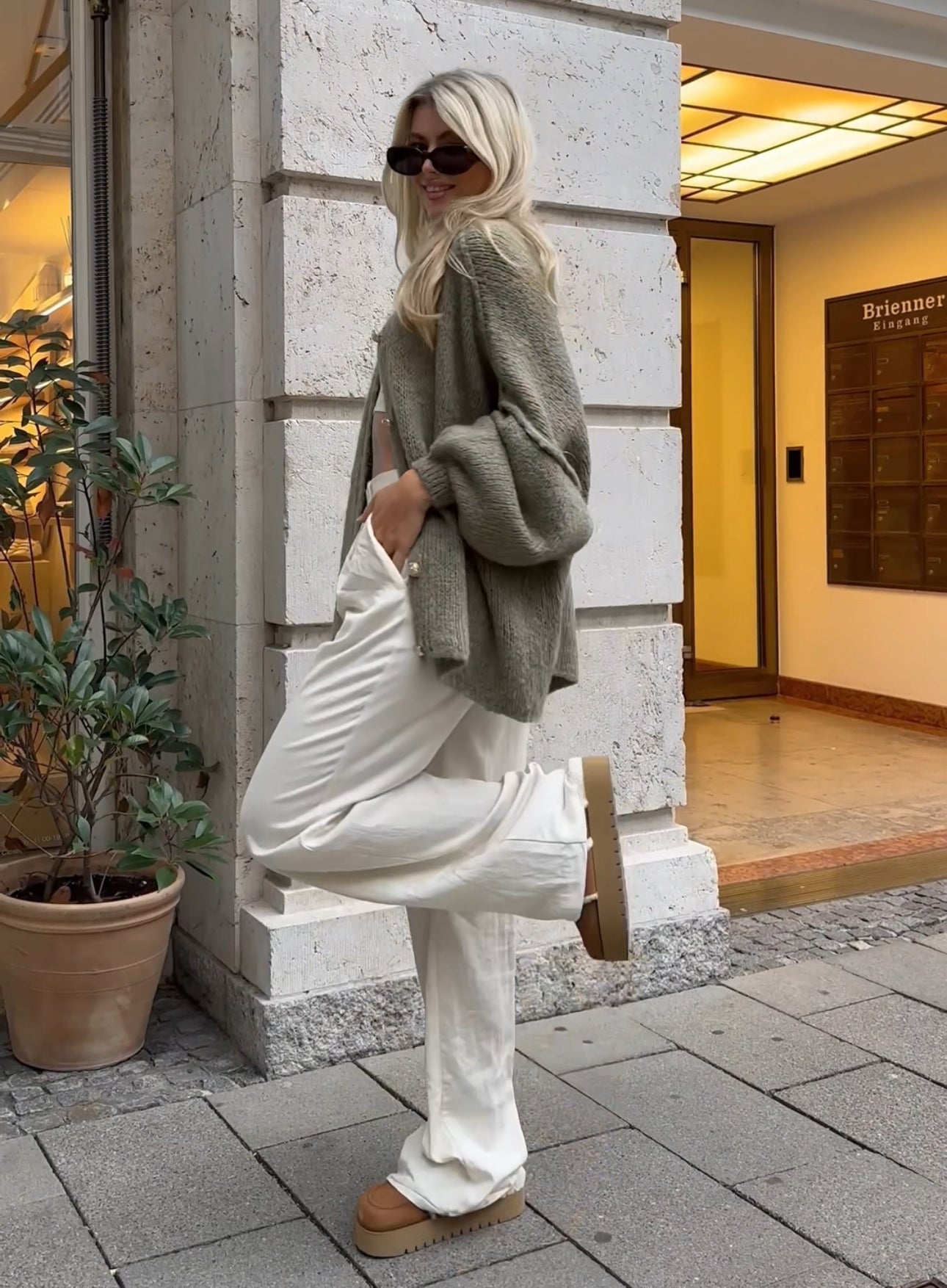 Langer Cardigan