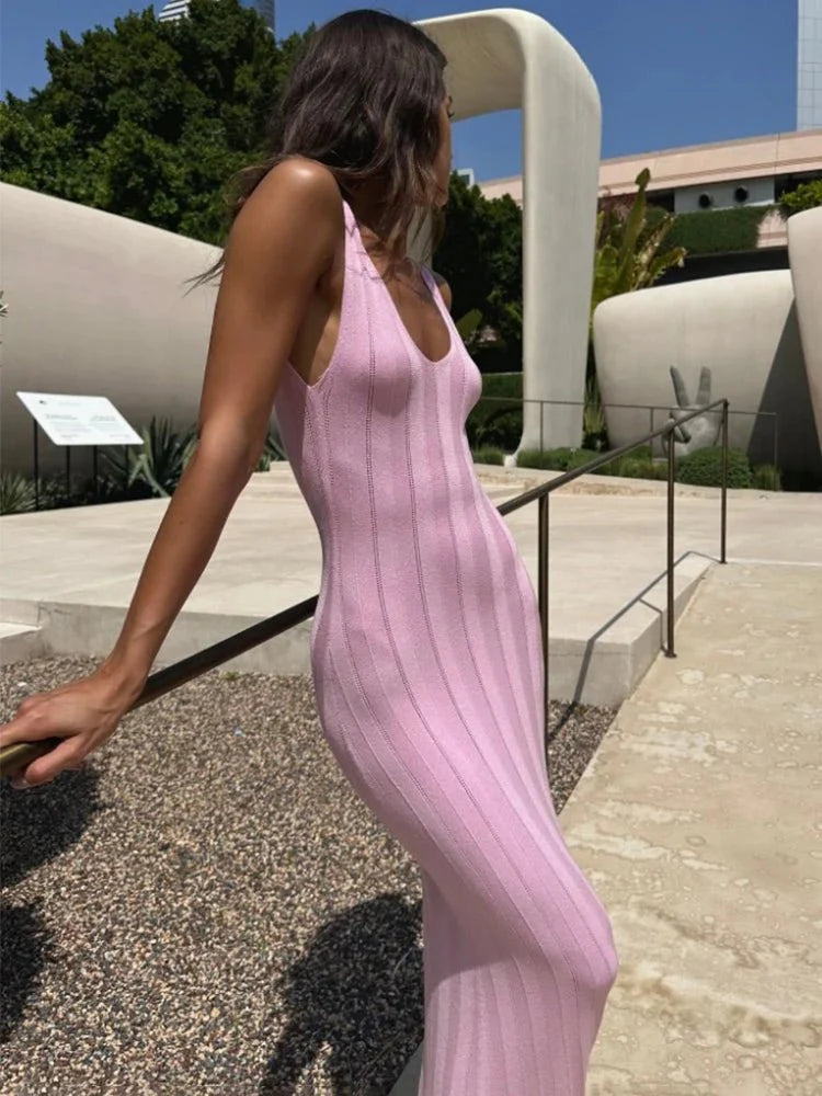 Backless Maxi Dress