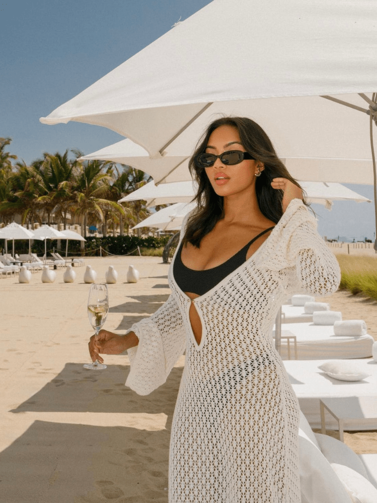 Maxi dress as a cover-up