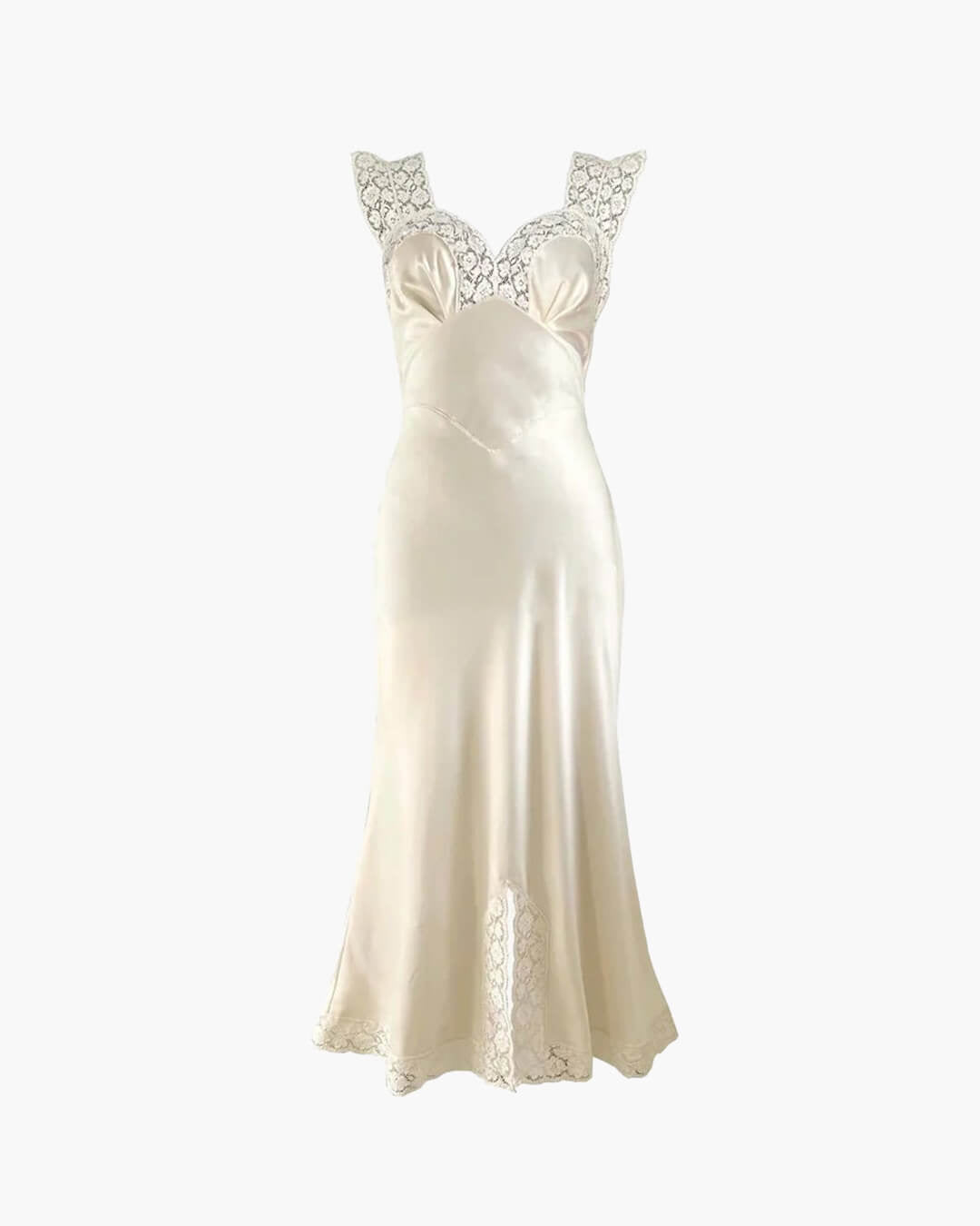 Joann Lange's Satin and Lace Dress
