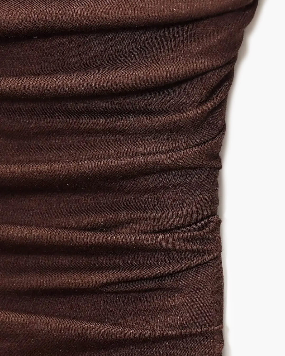 Off-the-shoulder ruched maxi dress