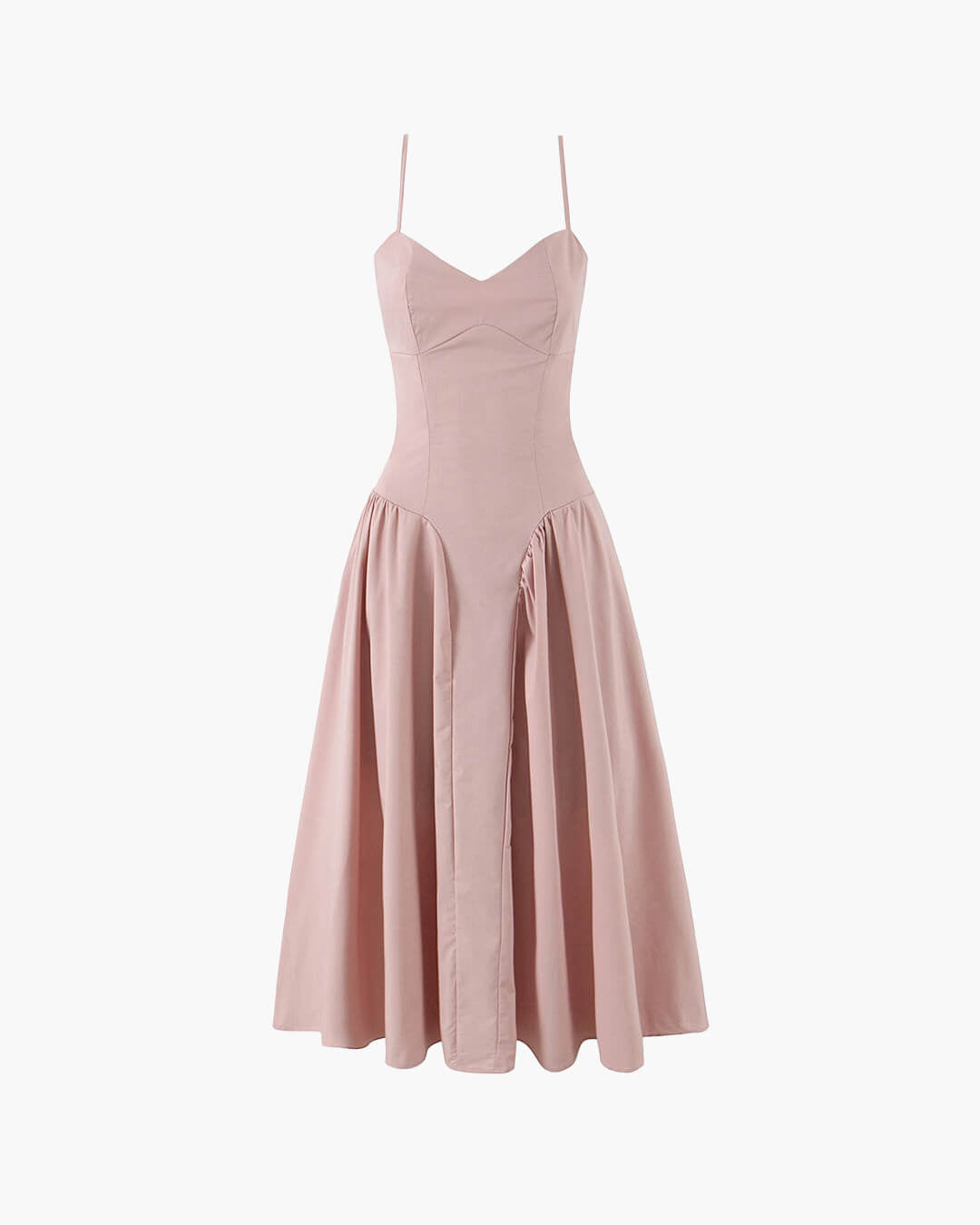 Mary Spaghetti Strap Midi Dress