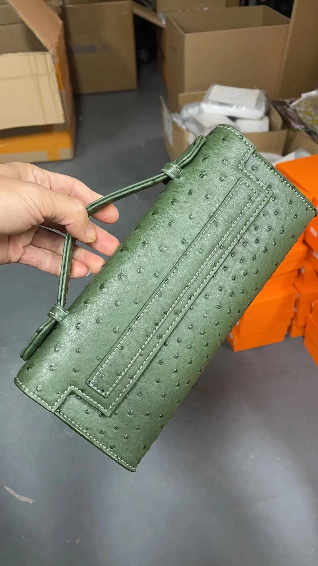 Bianca Embossed Clutch