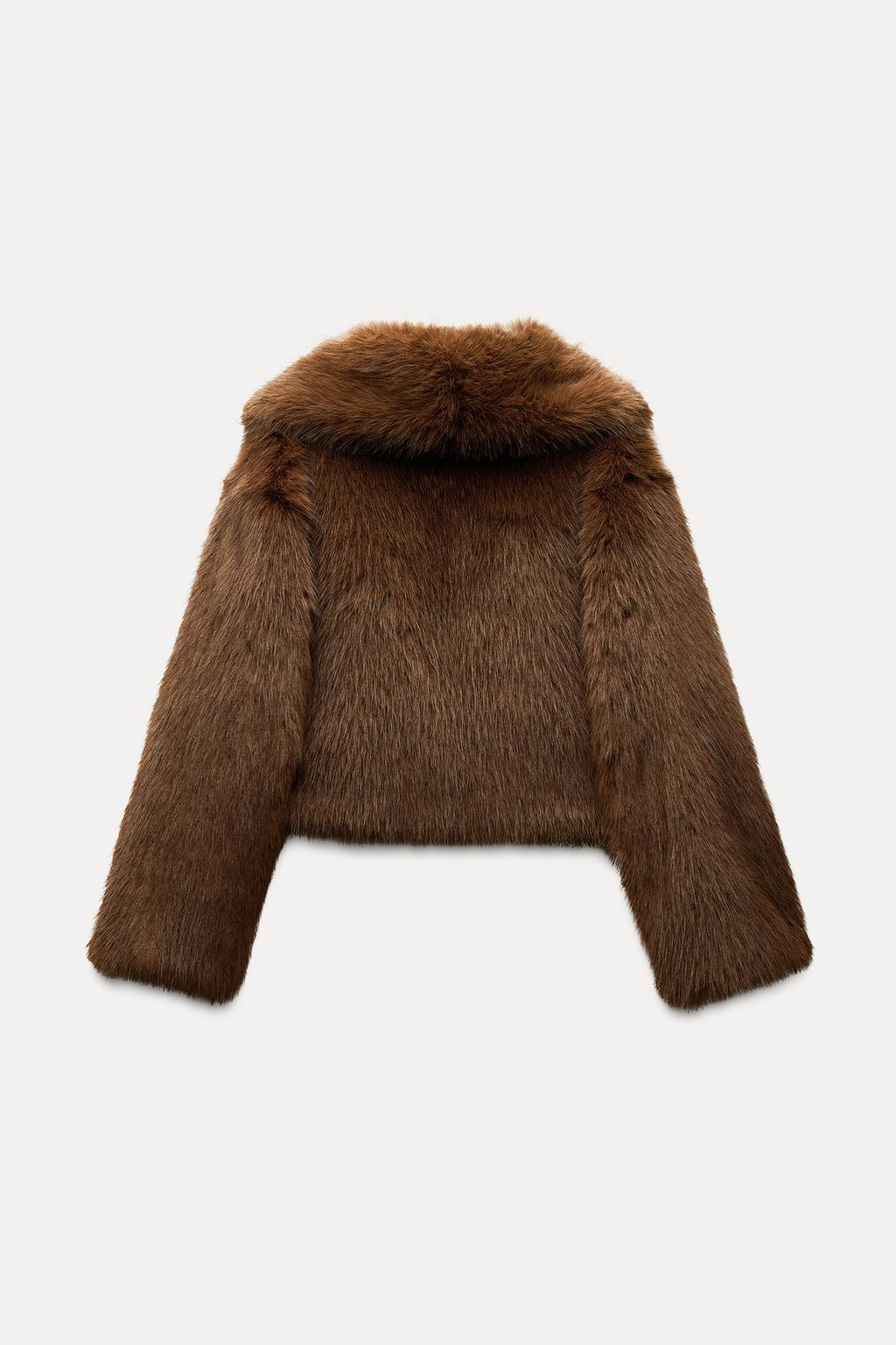 Faux fur jacket