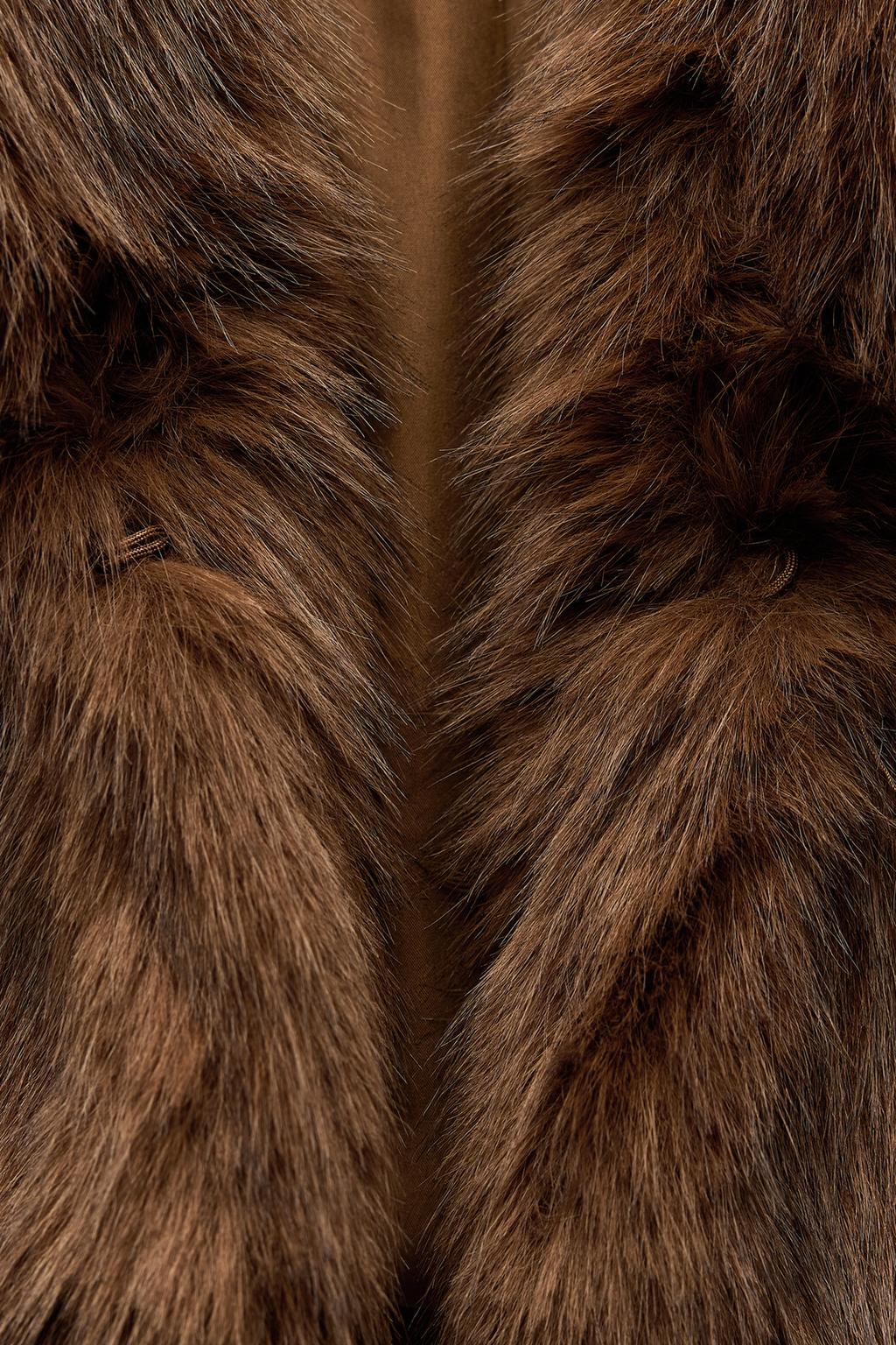 Faux fur jacket