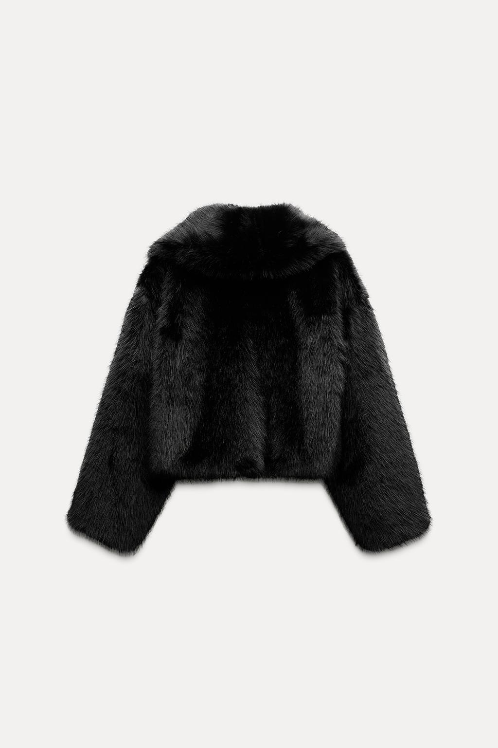 Faux fur jacket