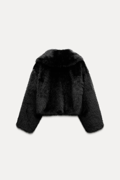 Faux fur jacket