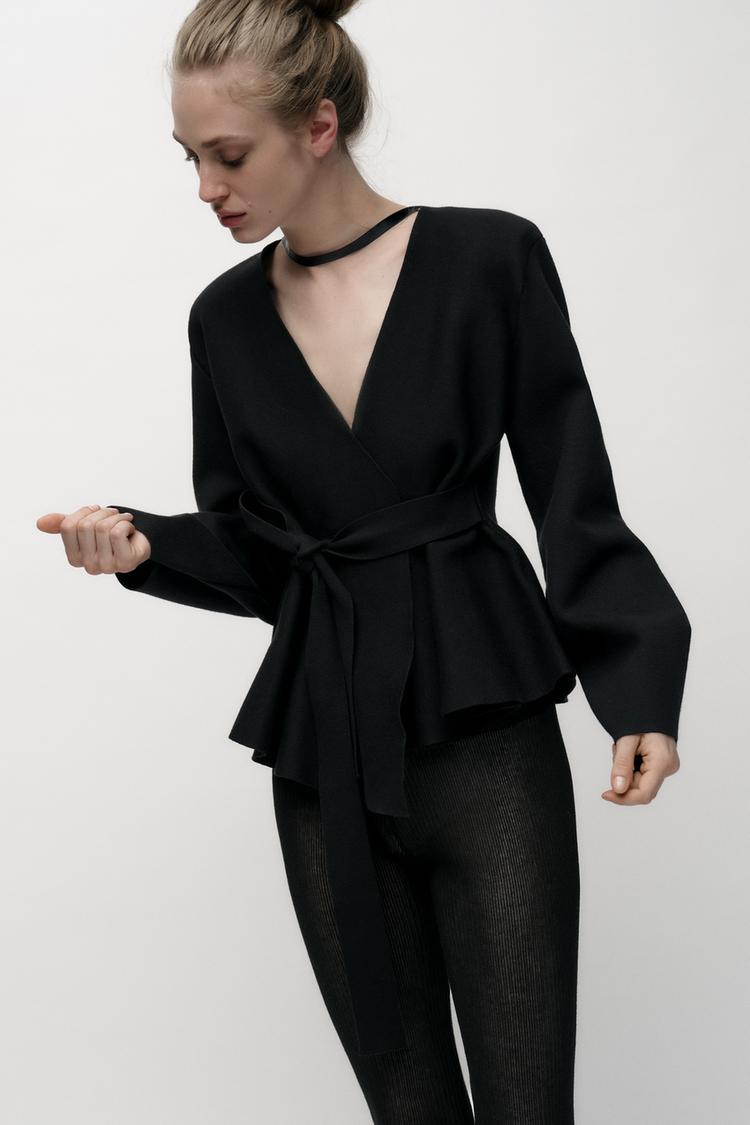 Blazer mit Gürtel