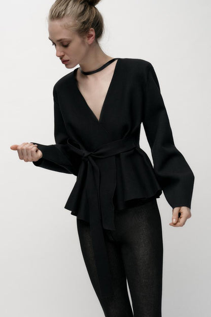 Blazer mit Gürtel
