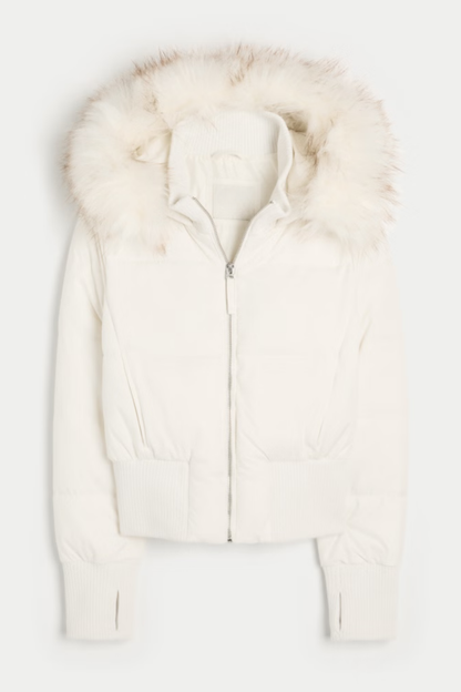 Puffer with fur