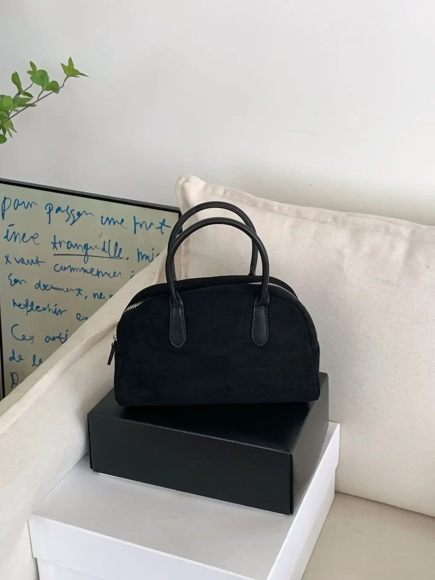 Jenny Wildleder Mini Tasche