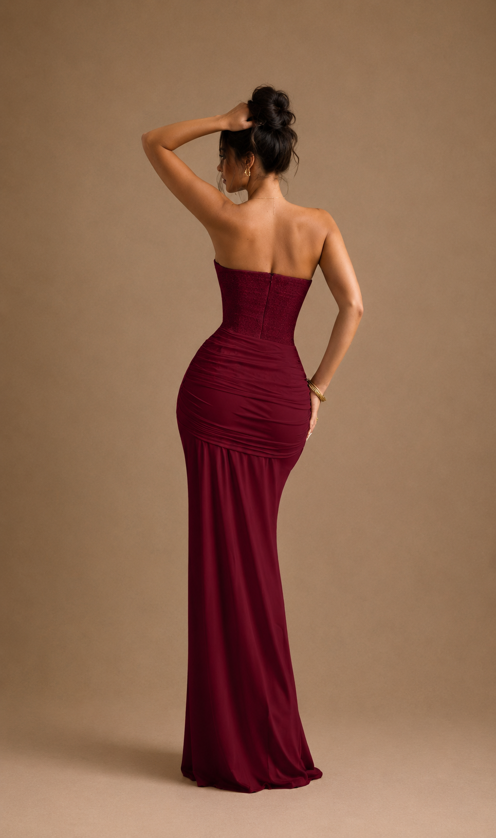 Loquera- Midnight Elegance Maxikleid