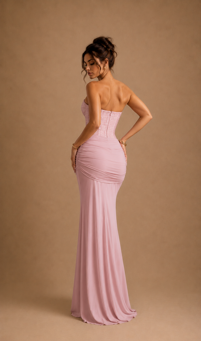 Loquera- Midnight Elegance Maxikleid