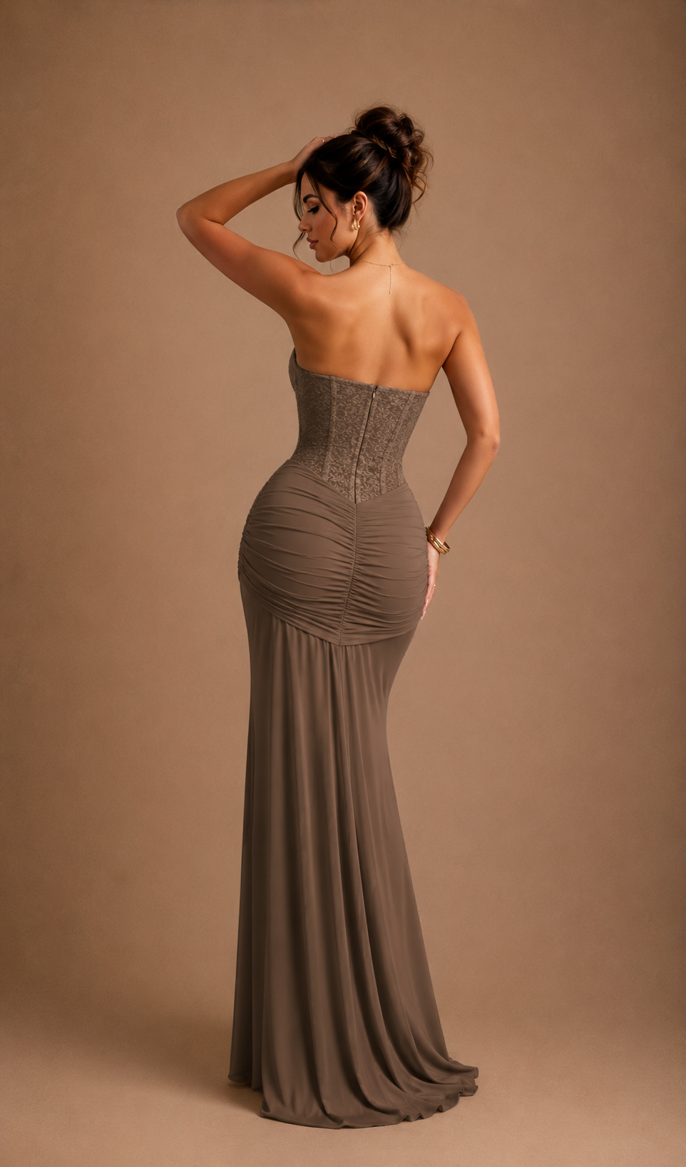 Loquera- Midnight Elegance Maxikleid