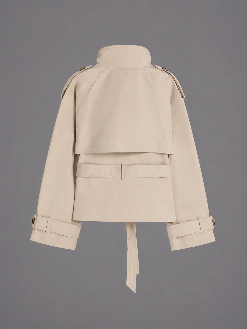 Angel Cropped Trenchcoat