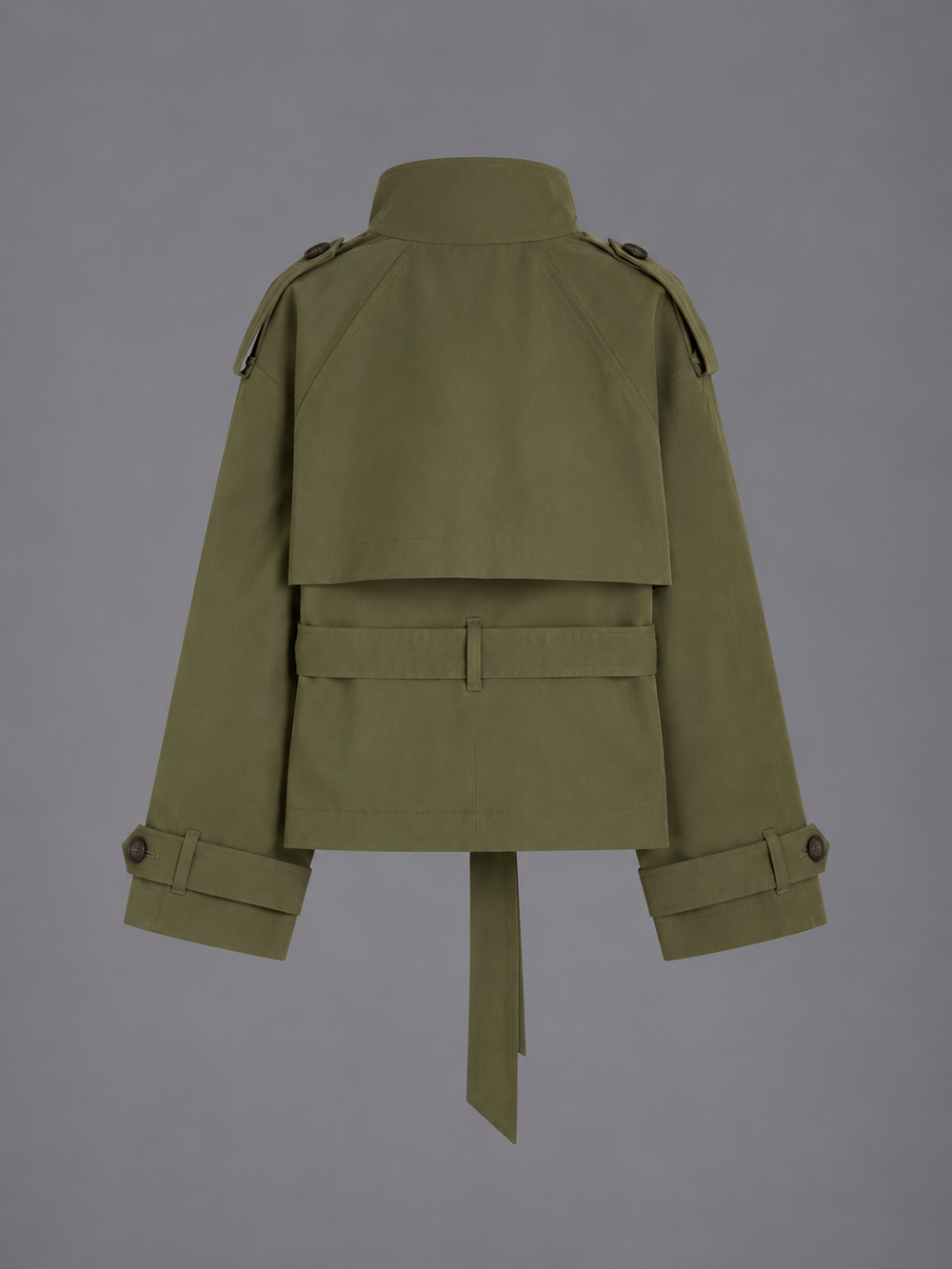 Angel Cropped Trenchcoat