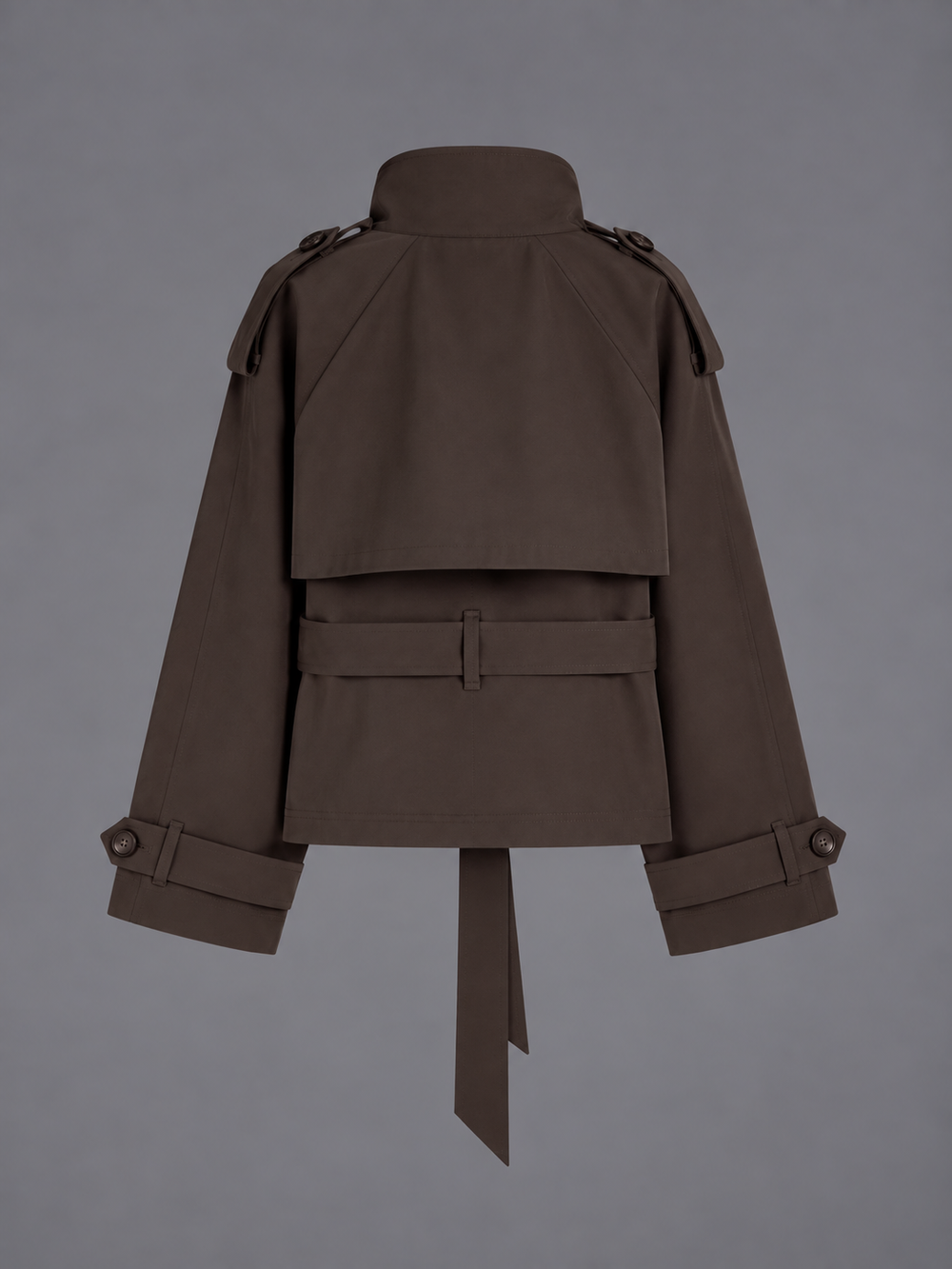 Angel Cropped Trenchcoat