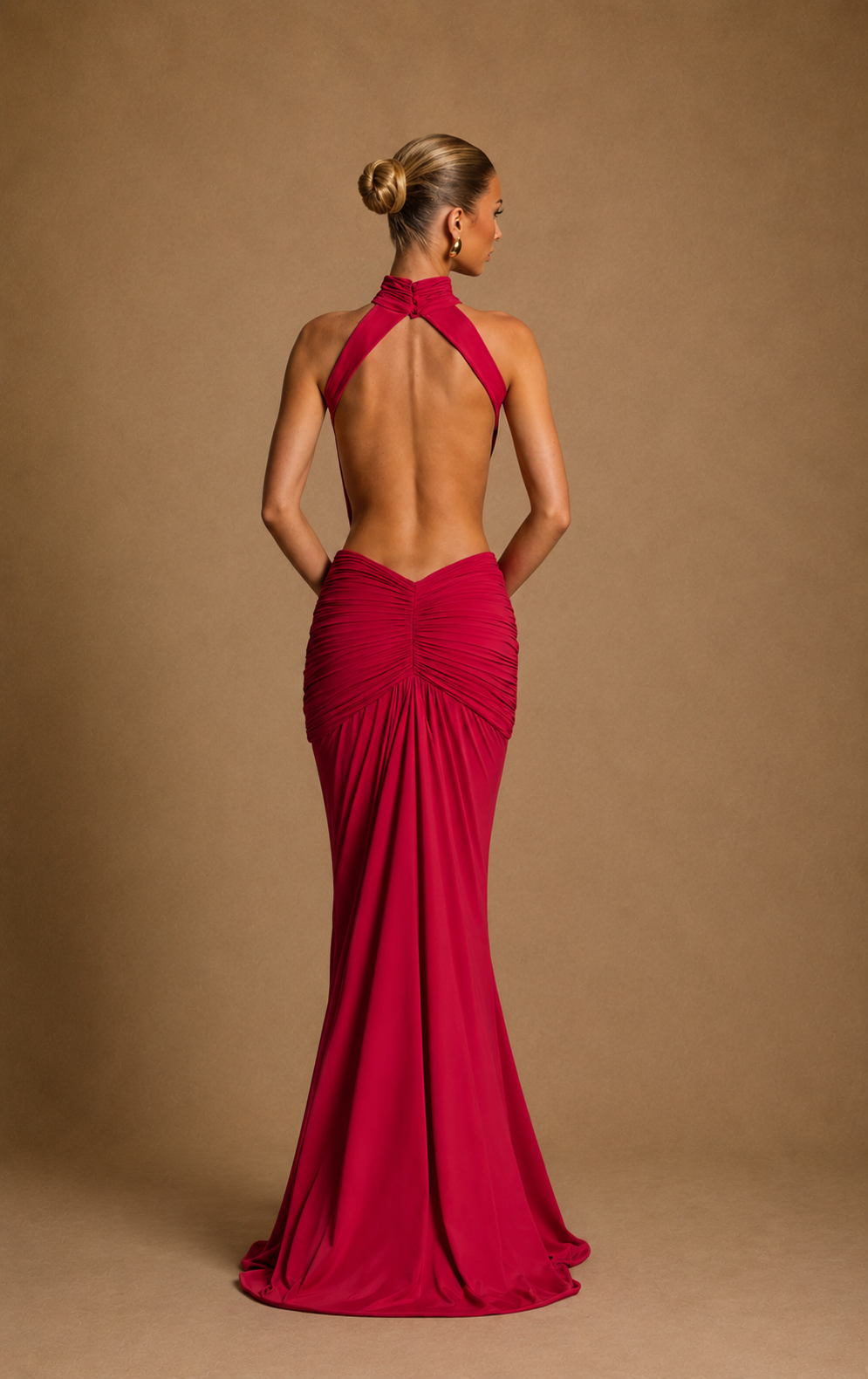 Virales rückenfreies Sommerkleid