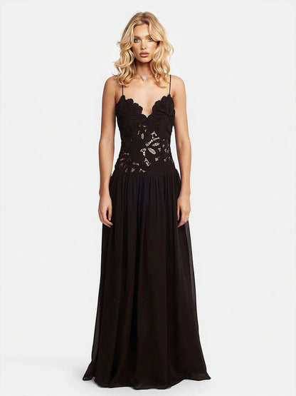 Loquera Muster Maxikleid