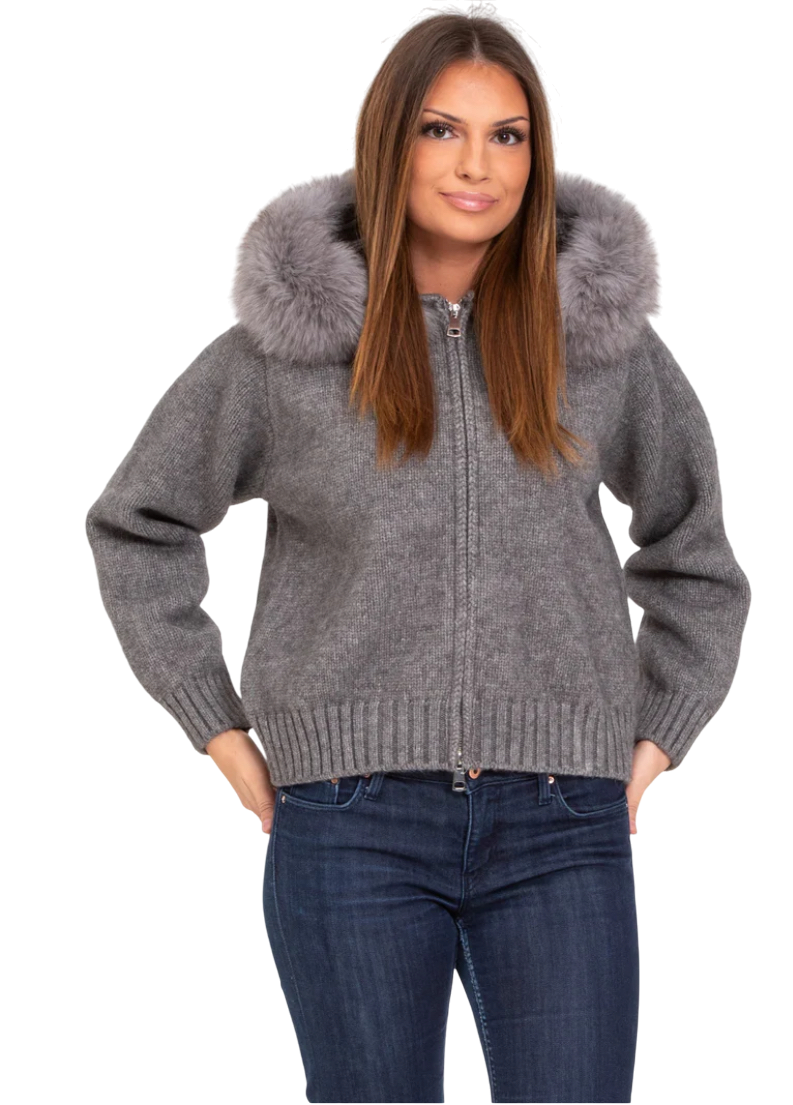 Jacke mit Fell