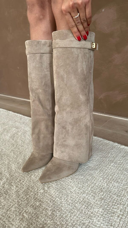Wildlederstiefel