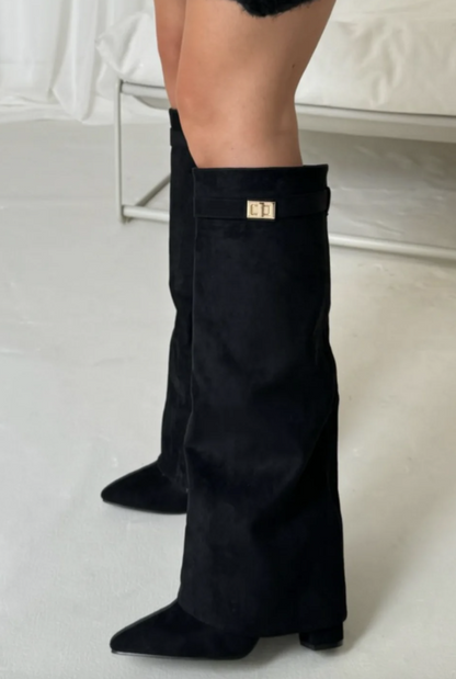 Wildlederstiefel