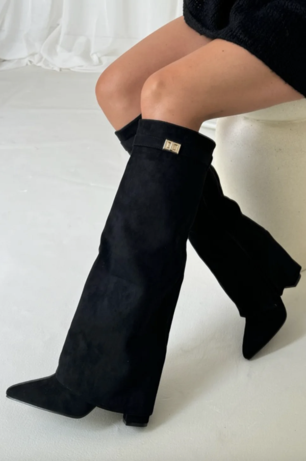 Wildlederstiefel