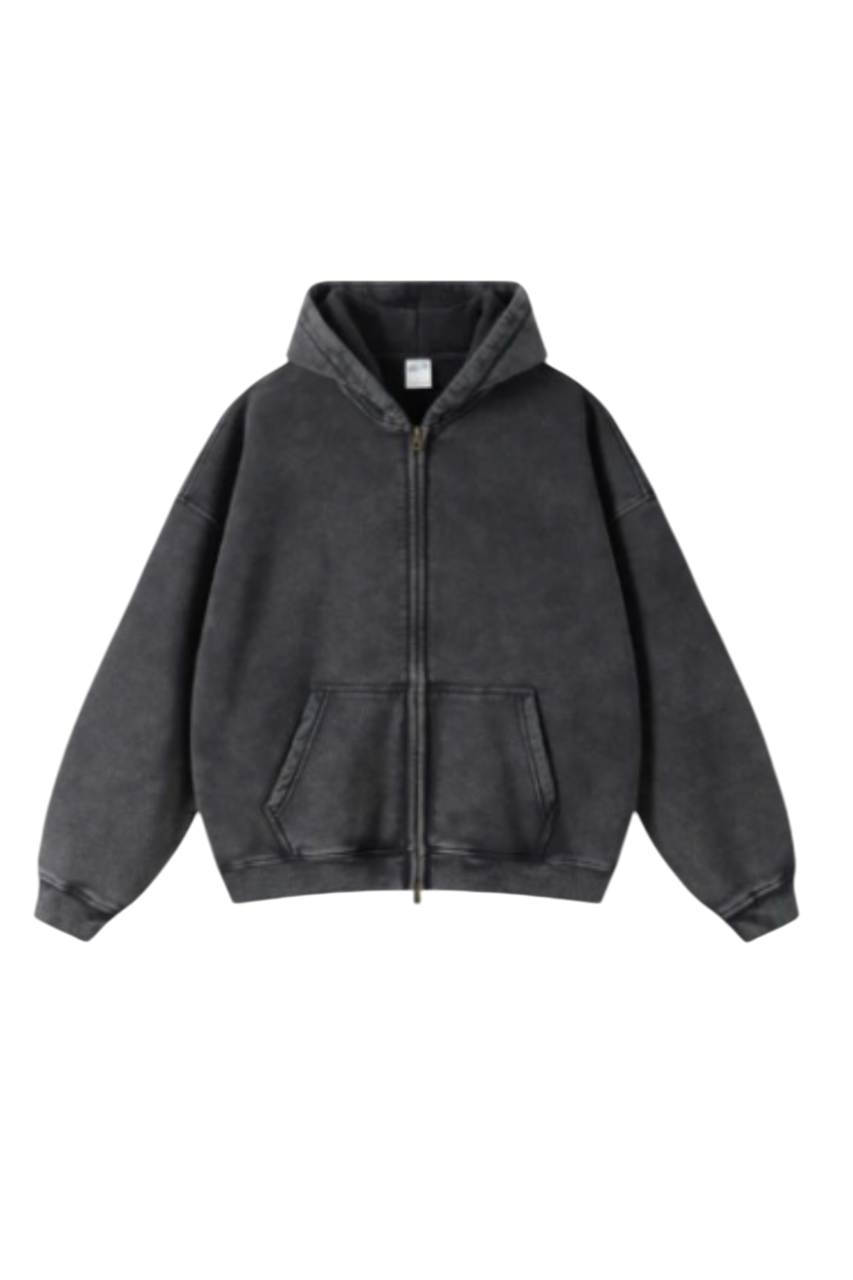 Graphic Heavyweight Zipped Hoodie