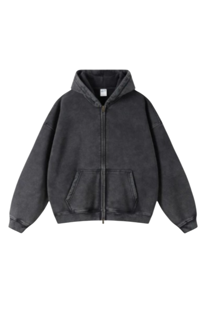 Graphic Heavyweight Zipped Hoodie