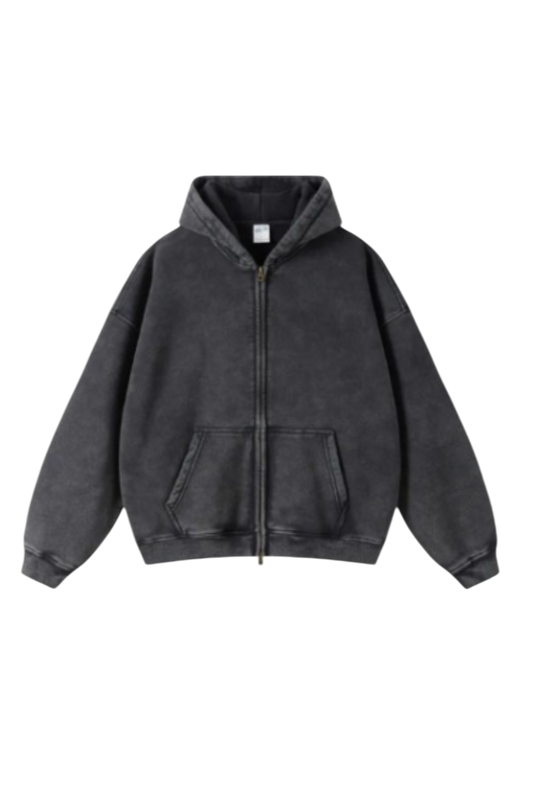 Graphic Heavyweight Zipped Hoodie