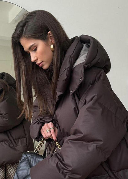 Steppjacke mit abnehmbarer Kapuze