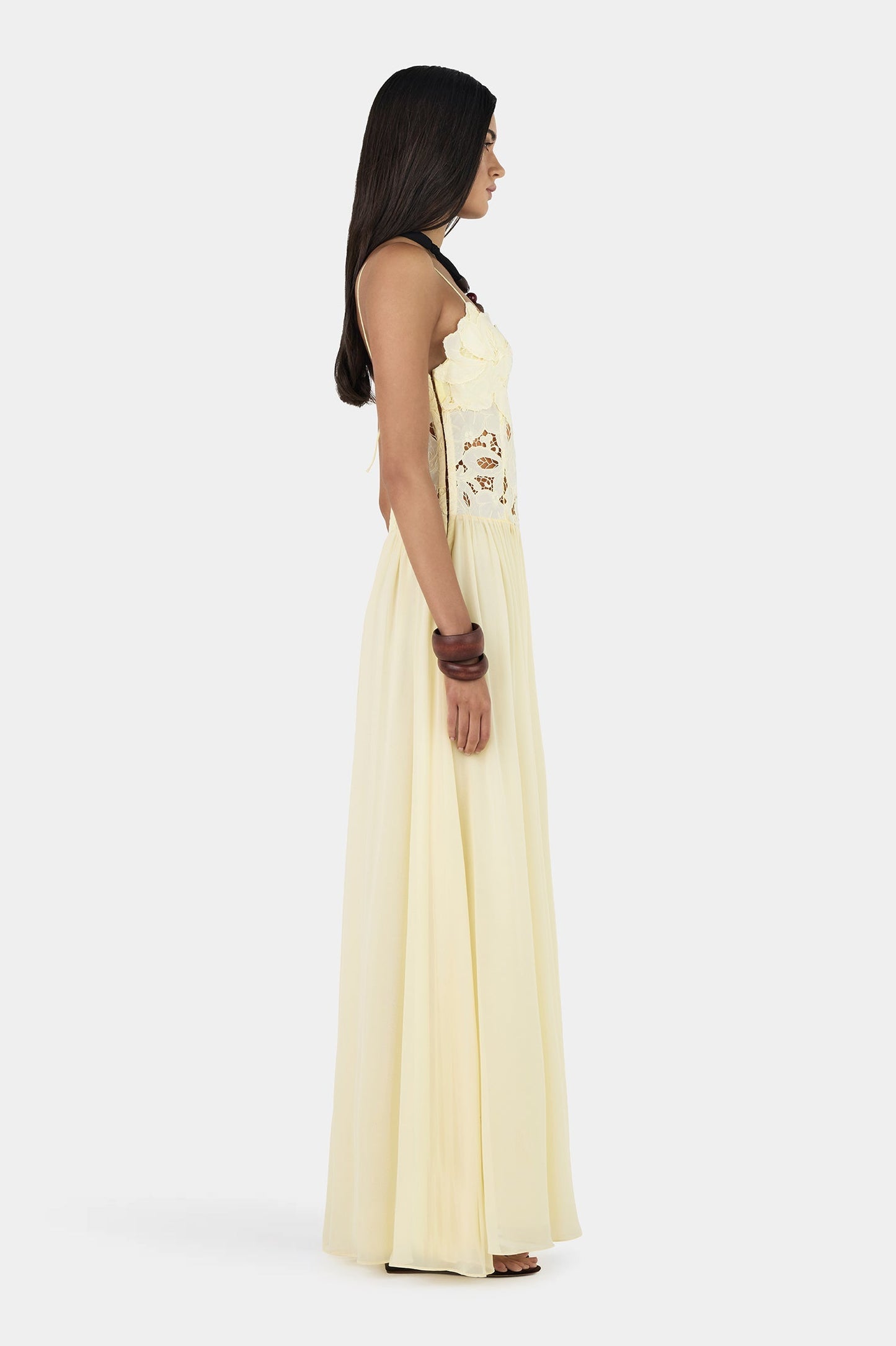 Loquera Muster Maxikleid