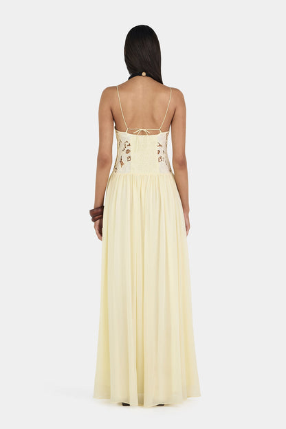 Loquera Muster Maxikleid
