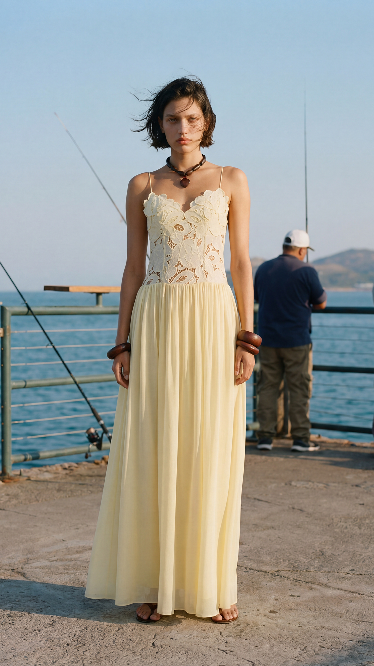 Loquera Muster Maxikleid