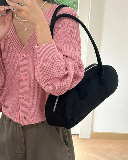 Aveline Vegane Wildledertasche