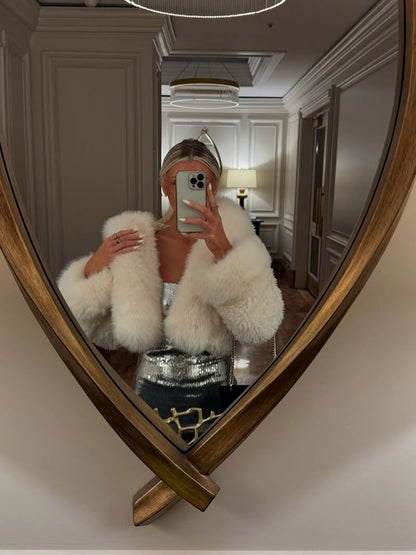 Kunstpelz Jacke