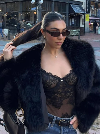 Jenna Kunstpelz Jacke