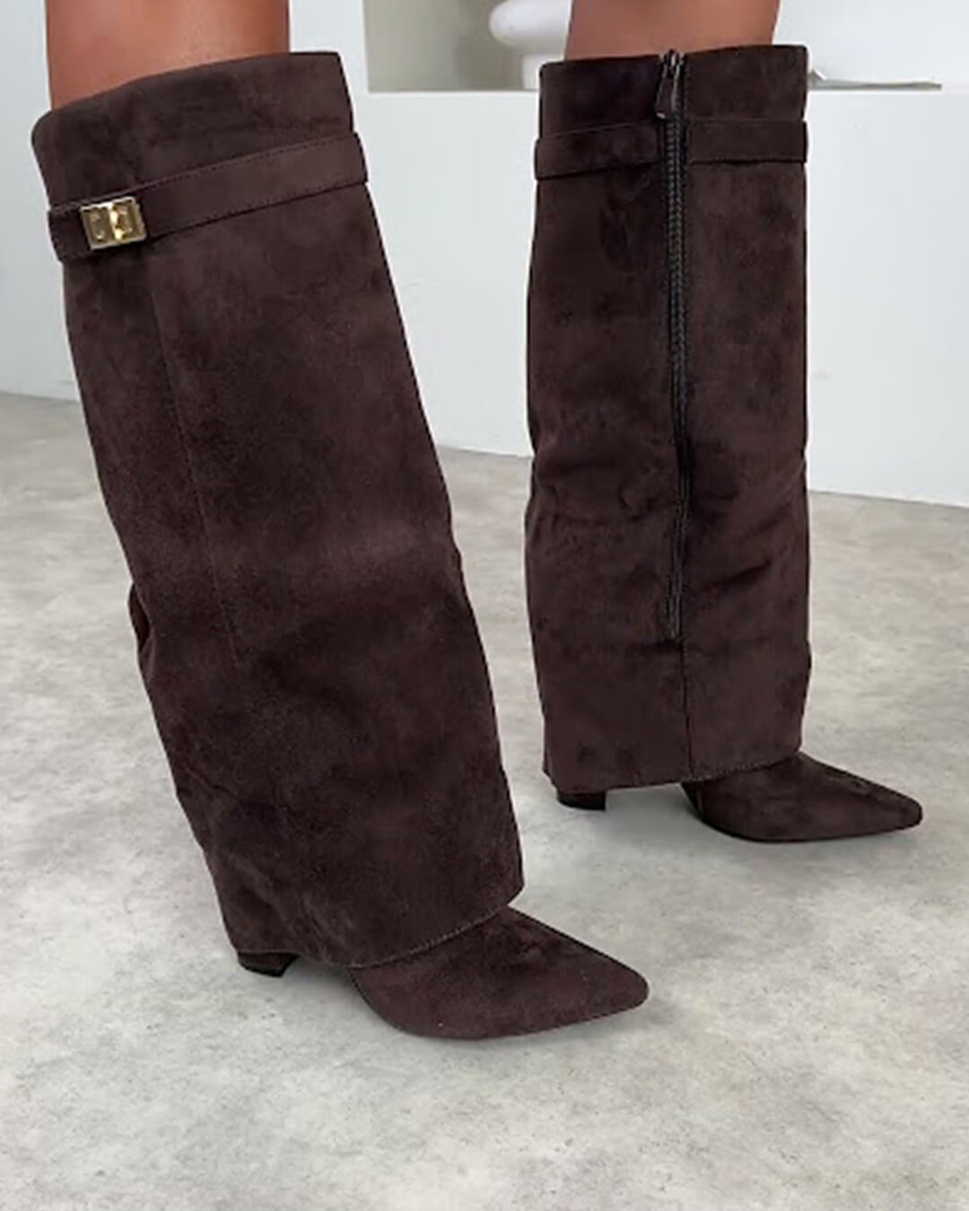 Wildlederstiefel