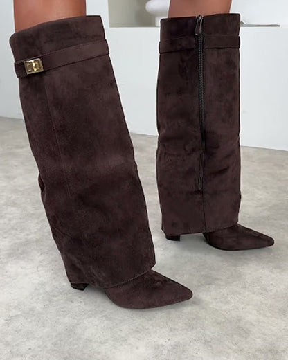 Wildlederstiefel