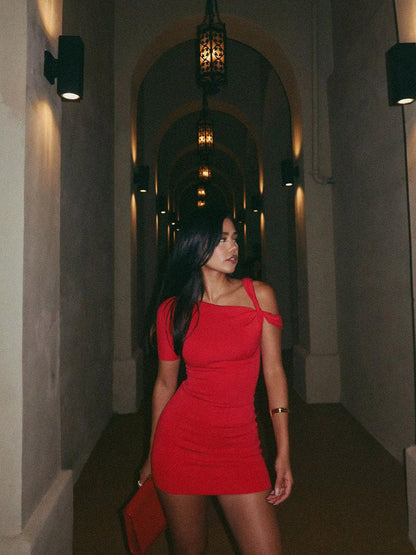 Kylie twisted Minikleid