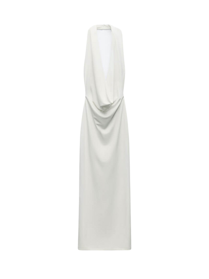 V - Ausschnitt Maxikleid