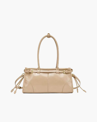 Leder Schultertasche mit Gürtel - Detail