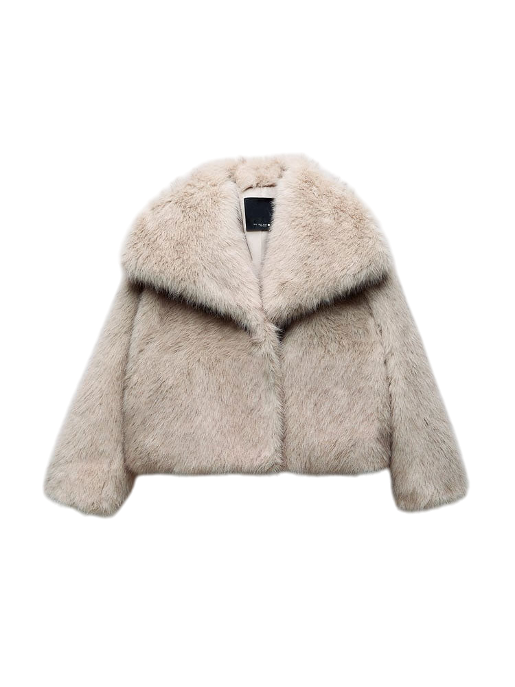 Faux fur jacket