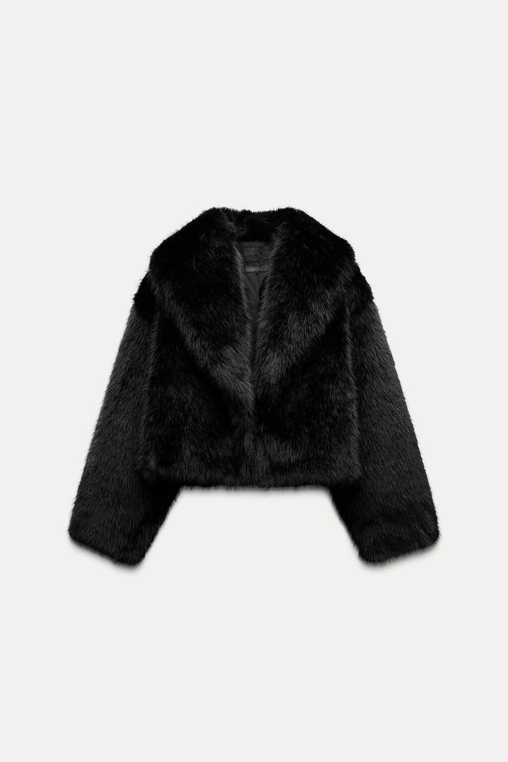 Faux fur jacket