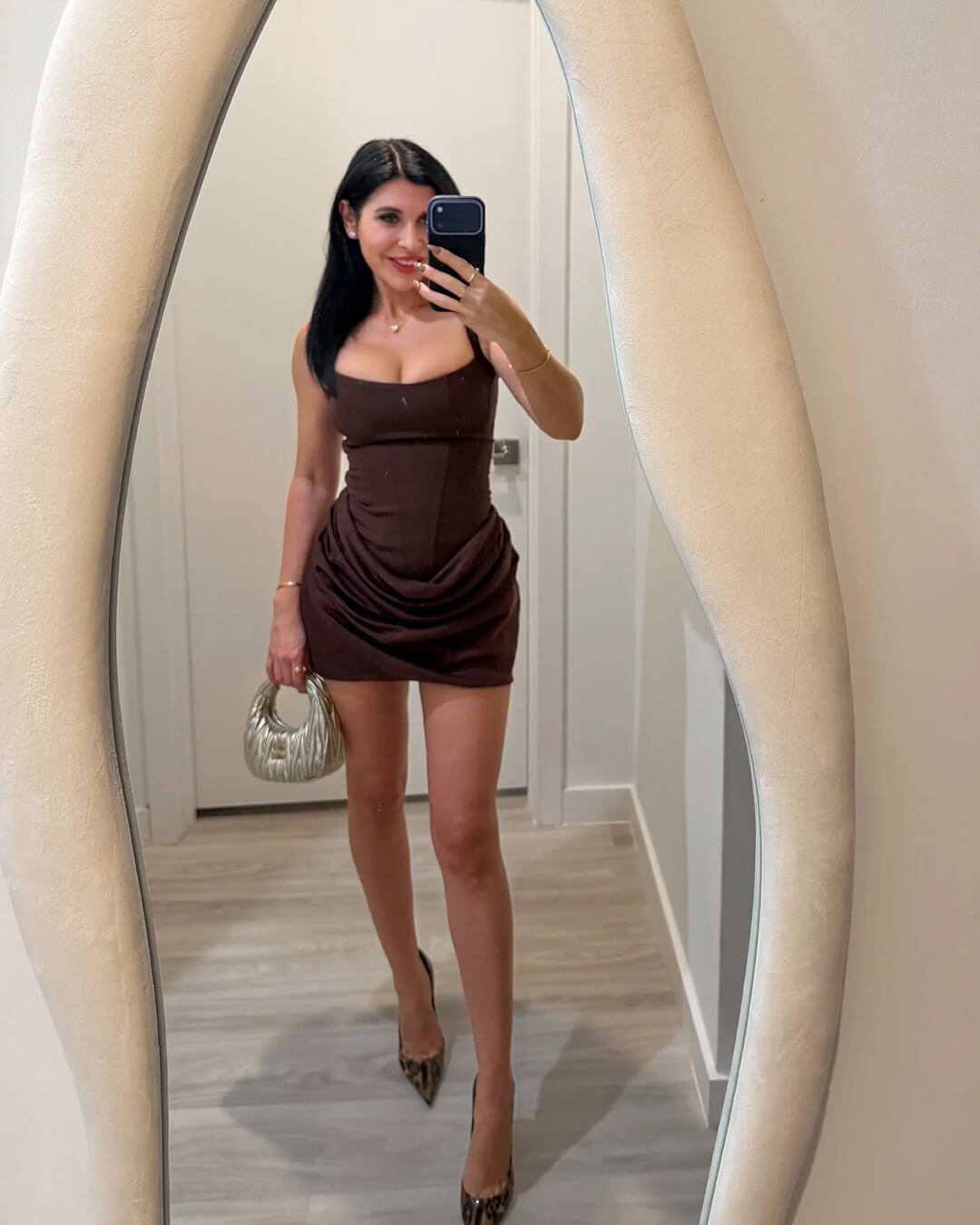Ärmelloses Mini-Kleid