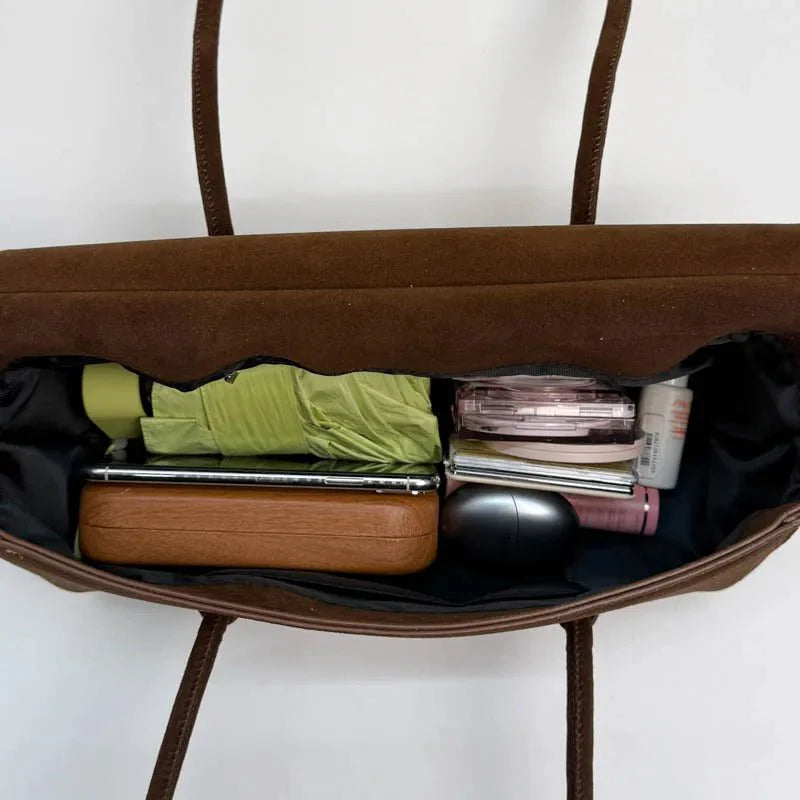 Yara Pailletten-Kunstwildleder-Shopper