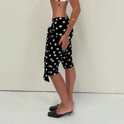 Amalia Caprihose mit Polka Dots