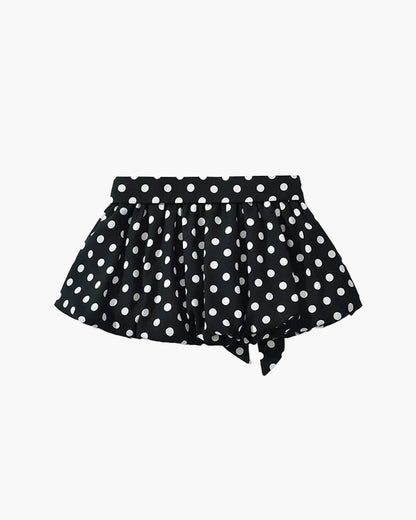 Astrid Polka Dot Elastischer Minirock