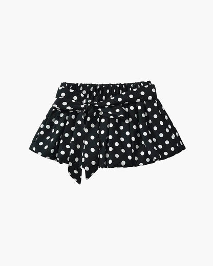 Astrid Polka Dot Elastischer Minirock